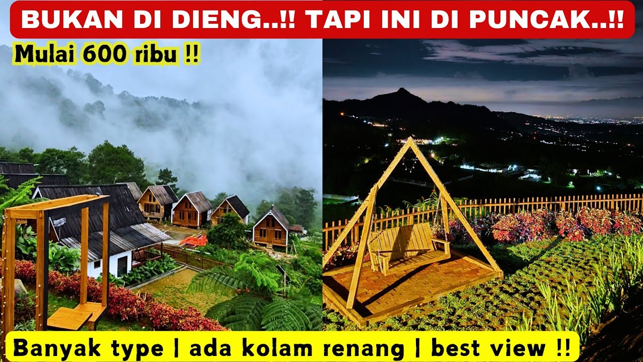 VILLA BARU ALA DIENG DI PUNCAK‼️ KANAWA VILLA | view & ambience nya sempurna 