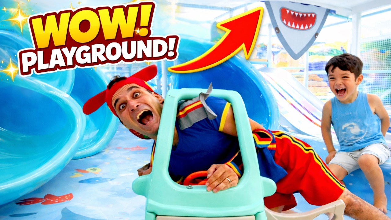 Indoor Playground Fun for Kids! ✈️ Playing Together in Koh Phangan