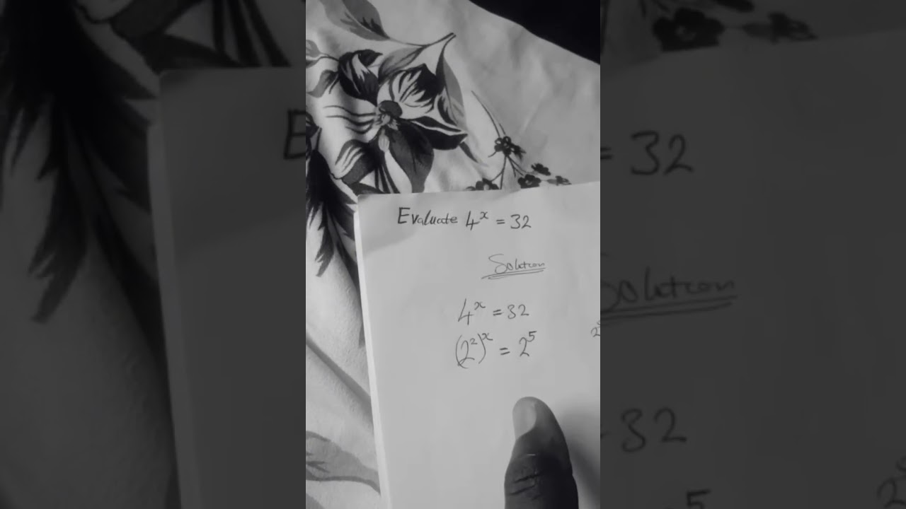 Solve for X in the equation 