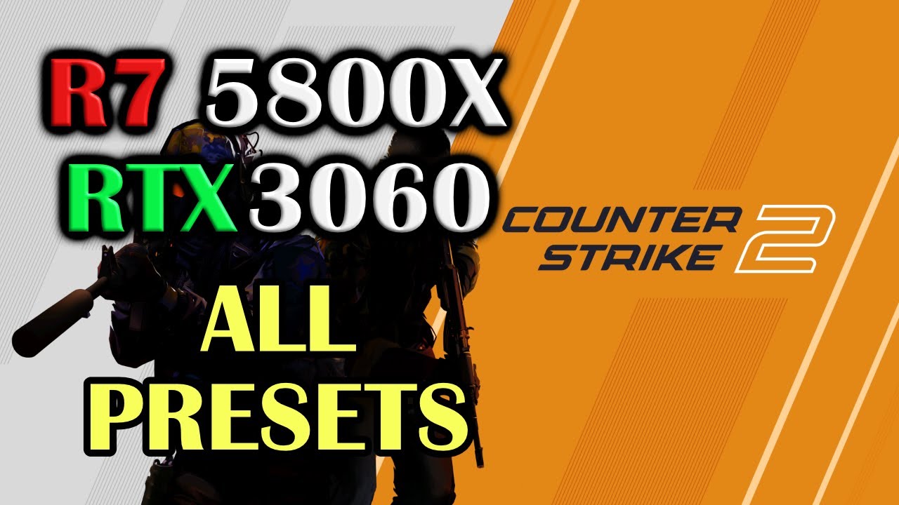 CS2 Benchmark | RTX 3060 + 5800X | All Presets Tested @ 1080P Native | Inferno Deathmatch