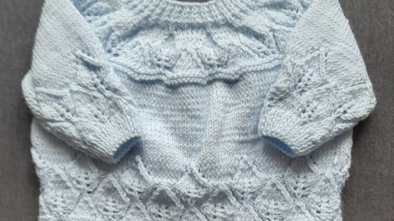 Tuto tricot brassière Feuille partie 1