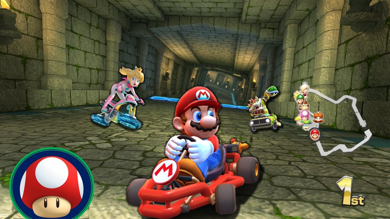 Mario Kart 8 - Mushroom CUP - Mario and His  Friends