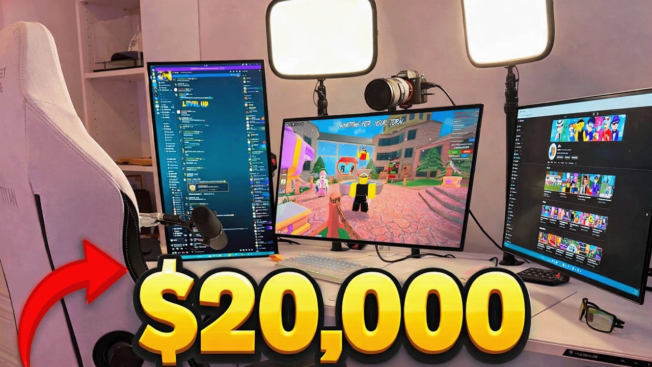 My $20,000 Roblox Set Up!