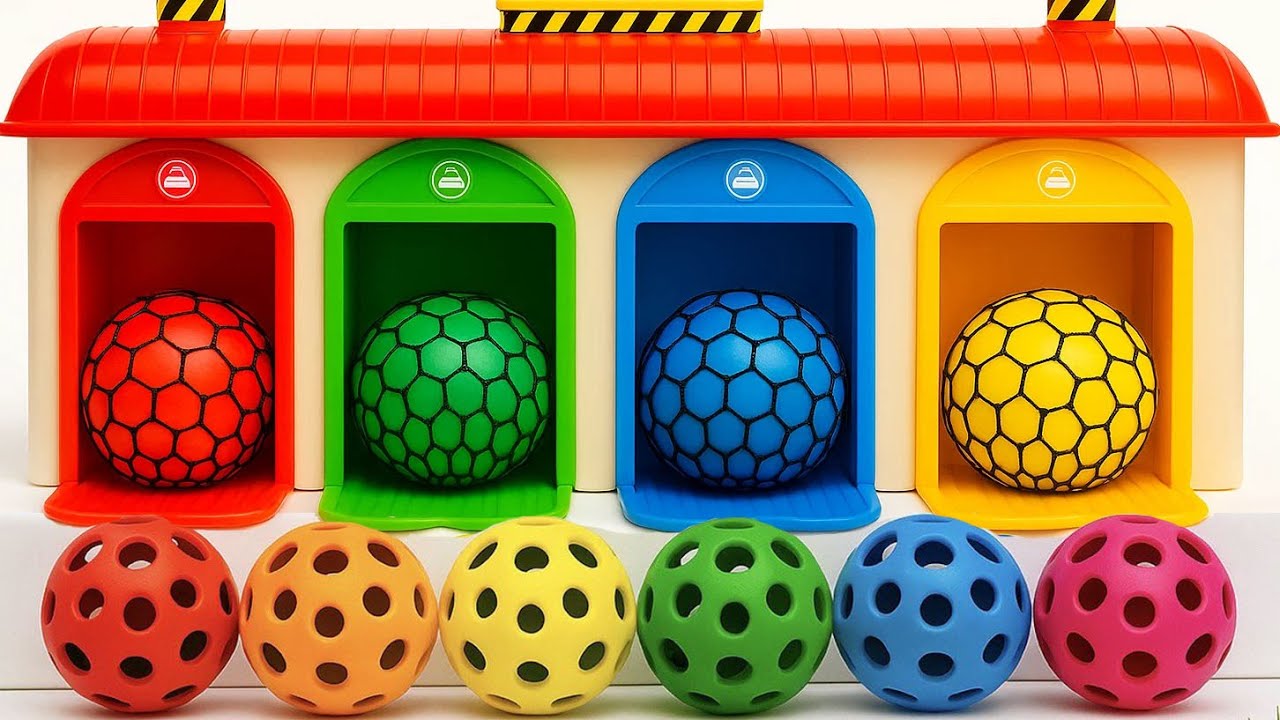 Satisfying Garage ASMR | Making 5 Funny Super Jelly Balls Diy Full Relax Sound Cutting Garage ASMR
