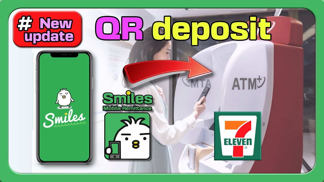 Deposit Money FAST with Smiles Remit App QR Code#SmilesRemit