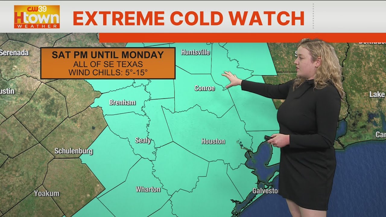 Extreme Cold Watch in effect for local southeast Texas