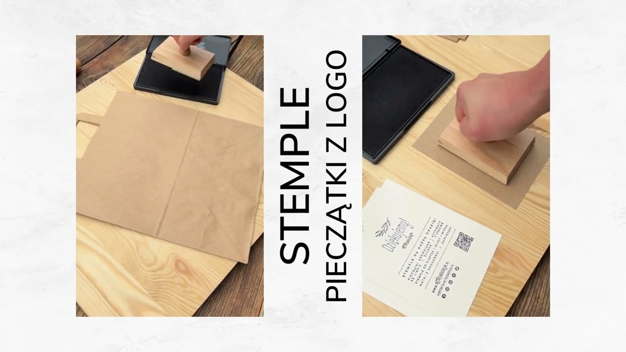 Stemple Firmowe - Drewniane Pieczątki z Logo dla Twojej Marki