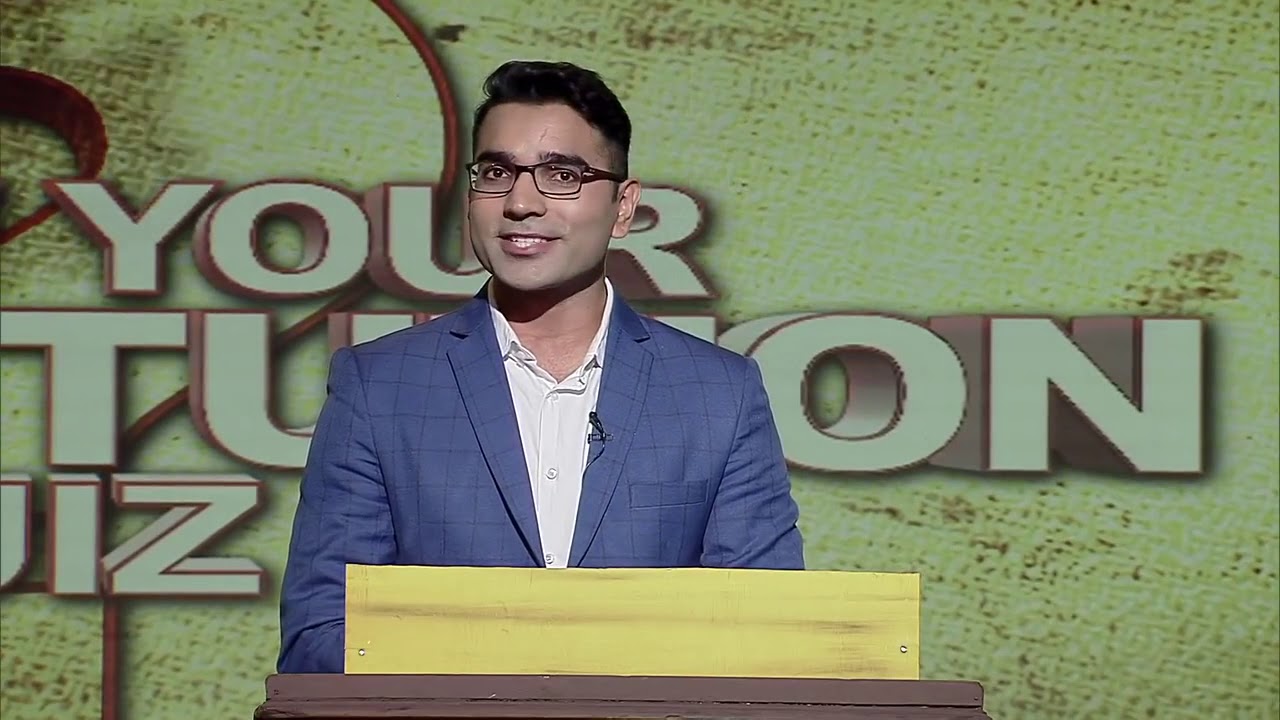 Know Your Constitution Quiz - Semifinal 1 - on Doordarshan - Hosted by Ajay Poonia