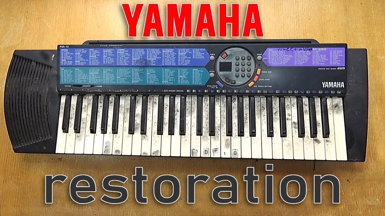 Restoring an old YAMAHA PSR-73, Quick look n Teardown