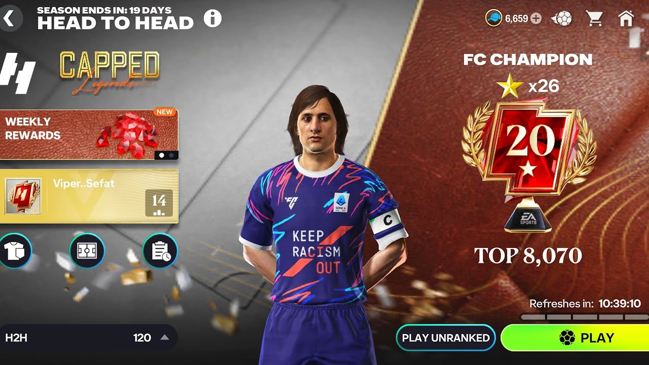 Fc Mobile Head To Head Gameplay🥶Road To 50⭐️
