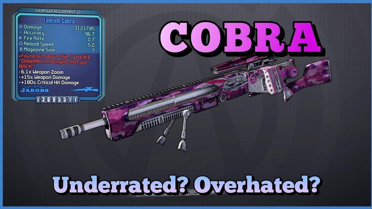 Borderlands 2 | Cobra | Underrated? Overhated?