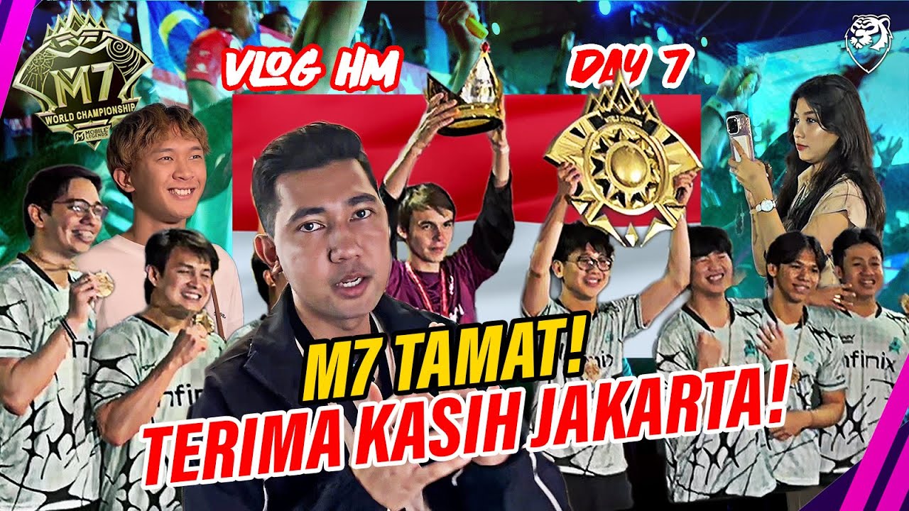 Shopping di Jakarta sebelum balik KL! Sambutan Grand Final M7 World Championship wow dan meriah!