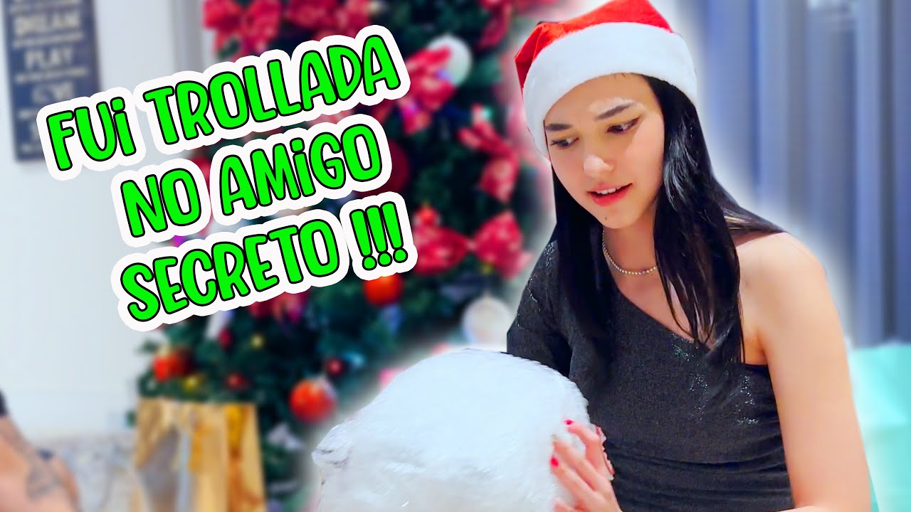 FUI TROLLADA NO AMIGO SECRETO DE NATAL !! UM DIA INTEIRO COMIGO | Luluca