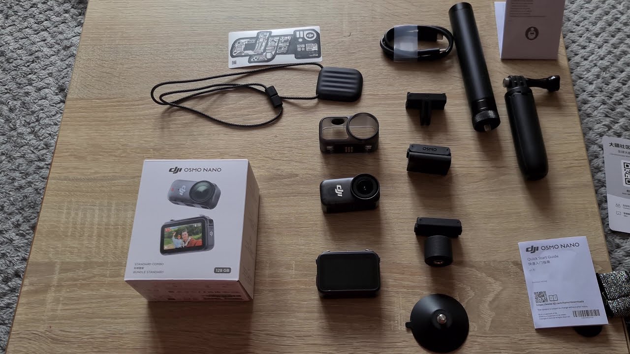 DJI Osmo Nano Camera 4K60fps 10-bit 128GB, Standart Combo. Unboxing PL. Warszawa, 🇵🇱. Polska. [4K]