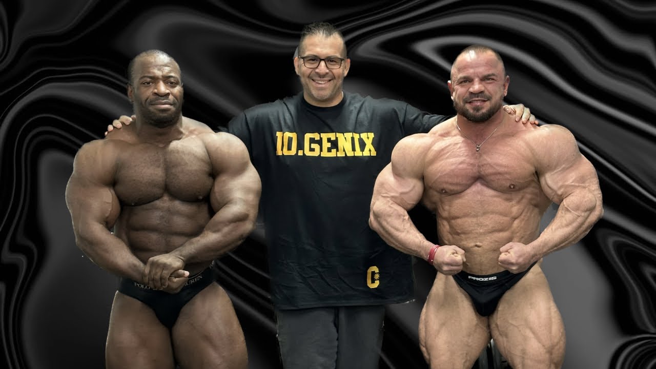 PECTORAL, HOMBRO Y TRÍCEPS CON ÁNGEL CALDERON Y MADELMAN 🔥 POSING 🔥 FRANCISCO ESPIN