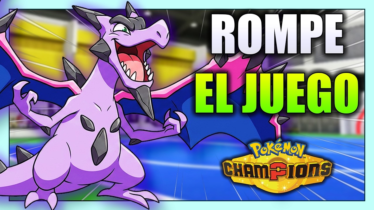 MEGA AERODACTYL, la MEGA M&Aacute;S T&Oacute;XICA de POK&Eacute;MON CHAMPIONS