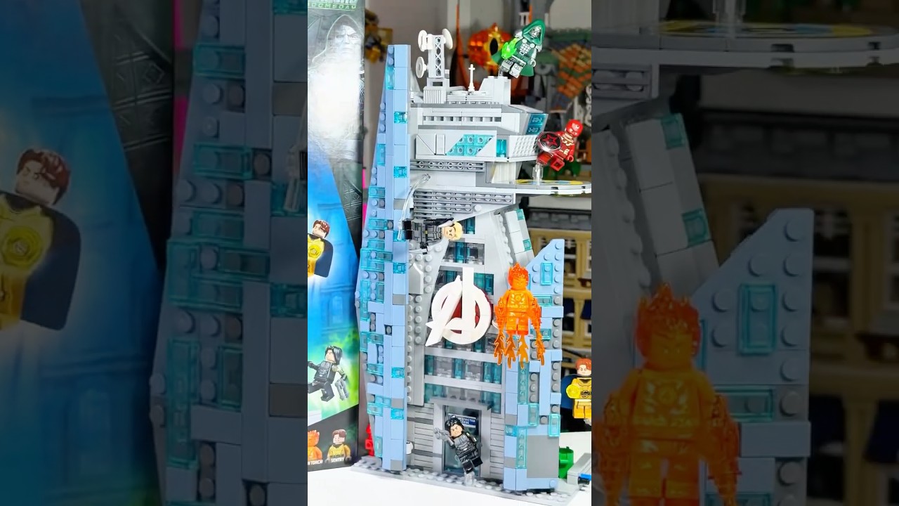 Building LEGO New Avengers Tower from Doomsday EARLY! #lego #shorts #avengers