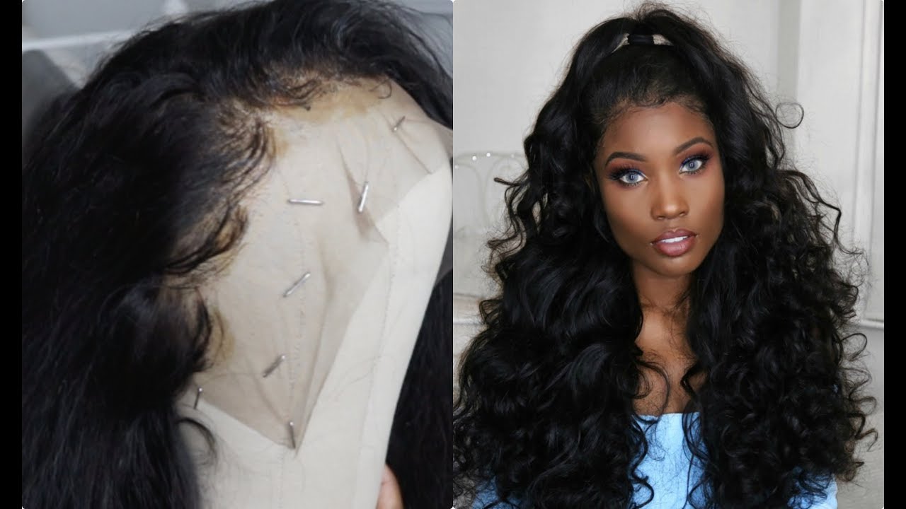 Lace frontal wig tutorial for beginners - Ft Modern show hair/DH Gate Hair Review