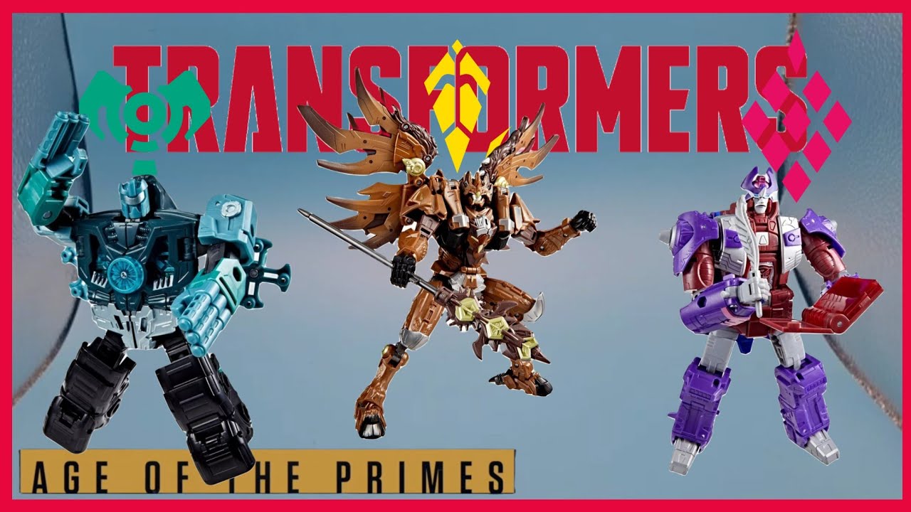 TRIPLE REVIEW! AotP Micronus, Alpha Trion, and Onyx (#67) #transformers #ageoftheprimes #hasbro 
