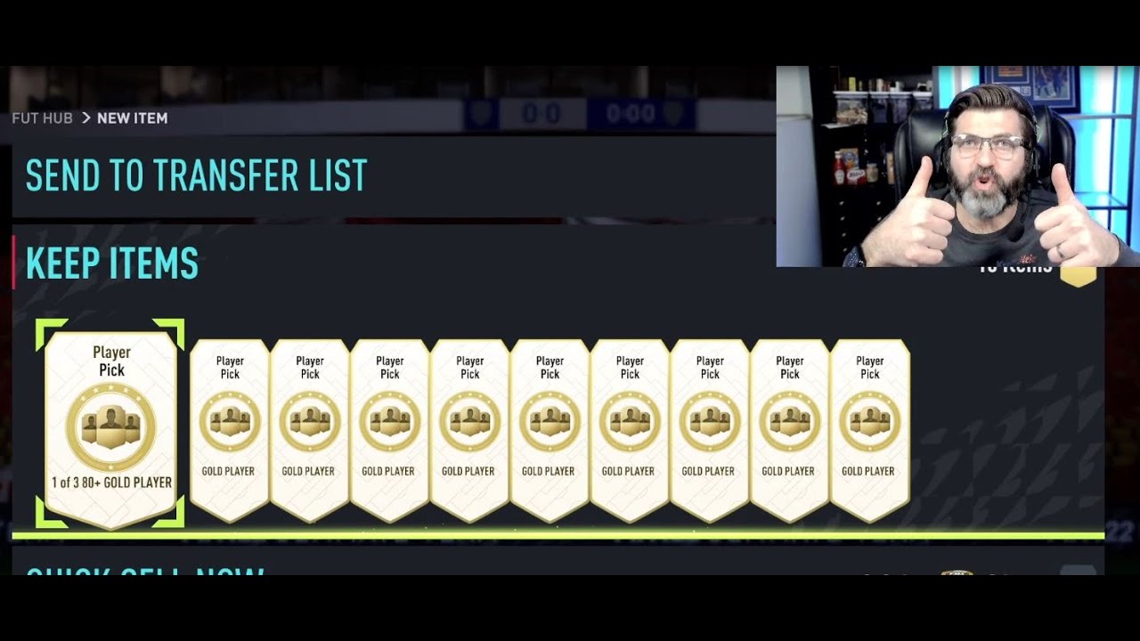 Are the 80+ Player picks worth it? I open 10 to find out. (hint they are!!!)