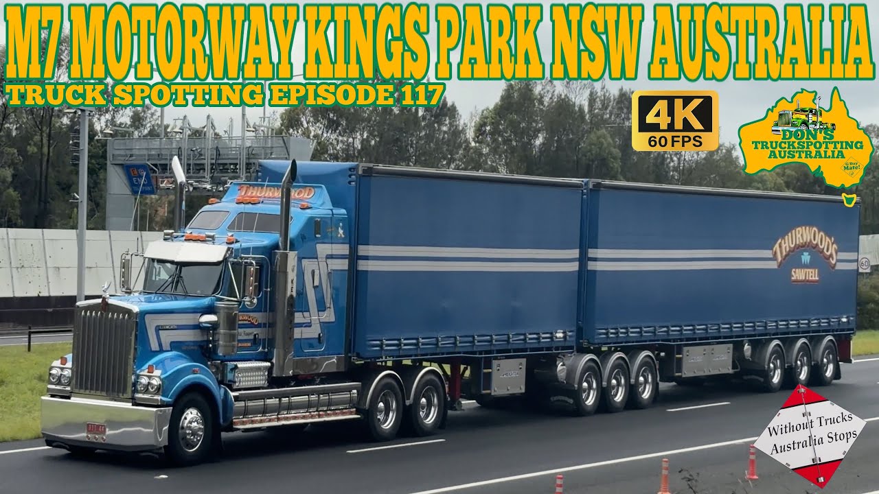 Don's Aussie Truck Spotting Episode 117: M7 Motorway Kings Park NSW Australia #truckspotting #sydney