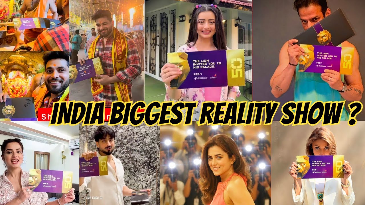 The 50 reality show contestant list and full details.