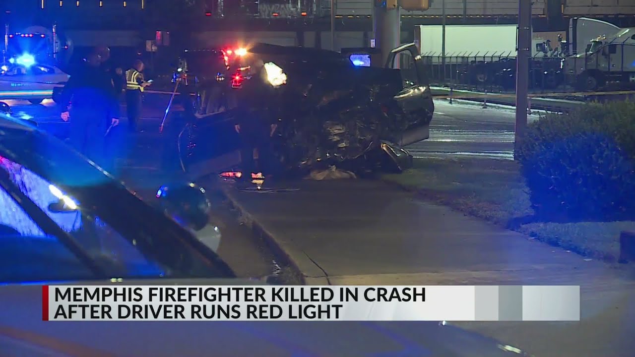 Memphis Firefighter killed after driver runs red light