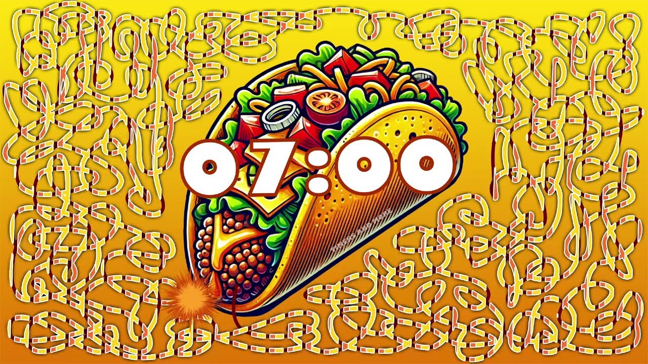 7 Minute taco 🌮 bomb 💣 timer
