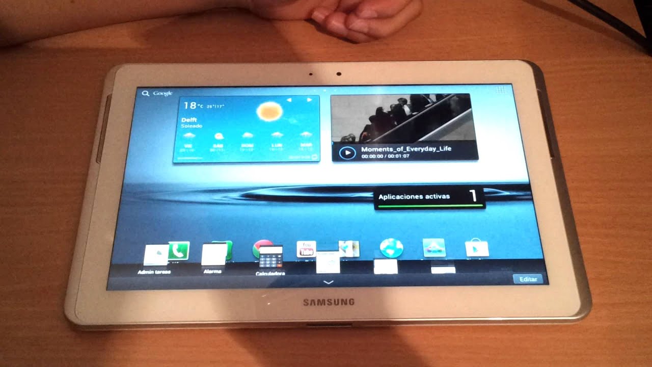 Samsung galaxy tab 2 10.1 Review español