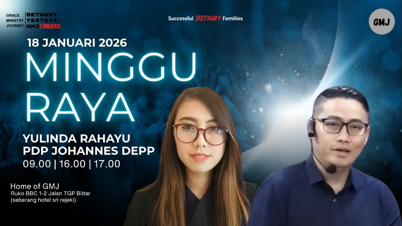 Minggu Raya On-Site (Tatap Muka) - Gereja Bethany Yestoya GMJ - 18 JANUARI - Pdp. Johannes Depp
