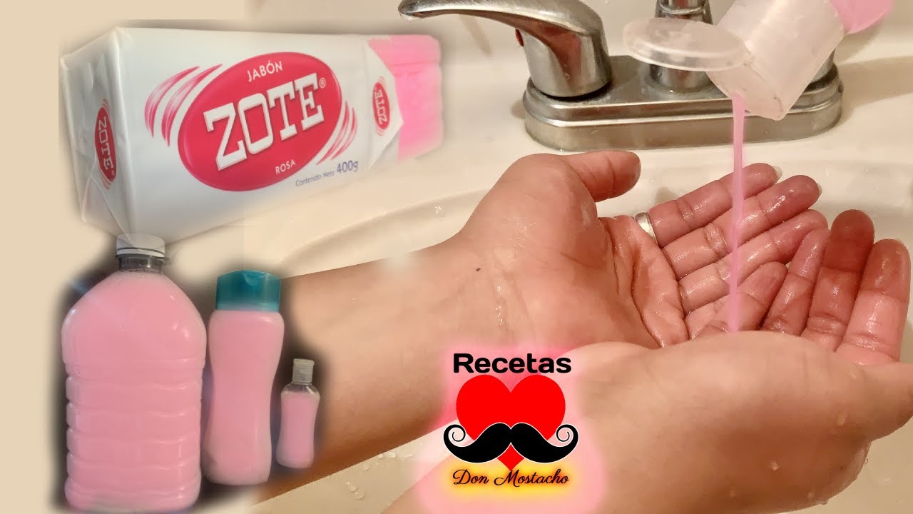 JABÓN ZOTE LÍQUIDO PARA LAVADORA |JABÓN ZOTE LÍQUIDO PARA MANOS