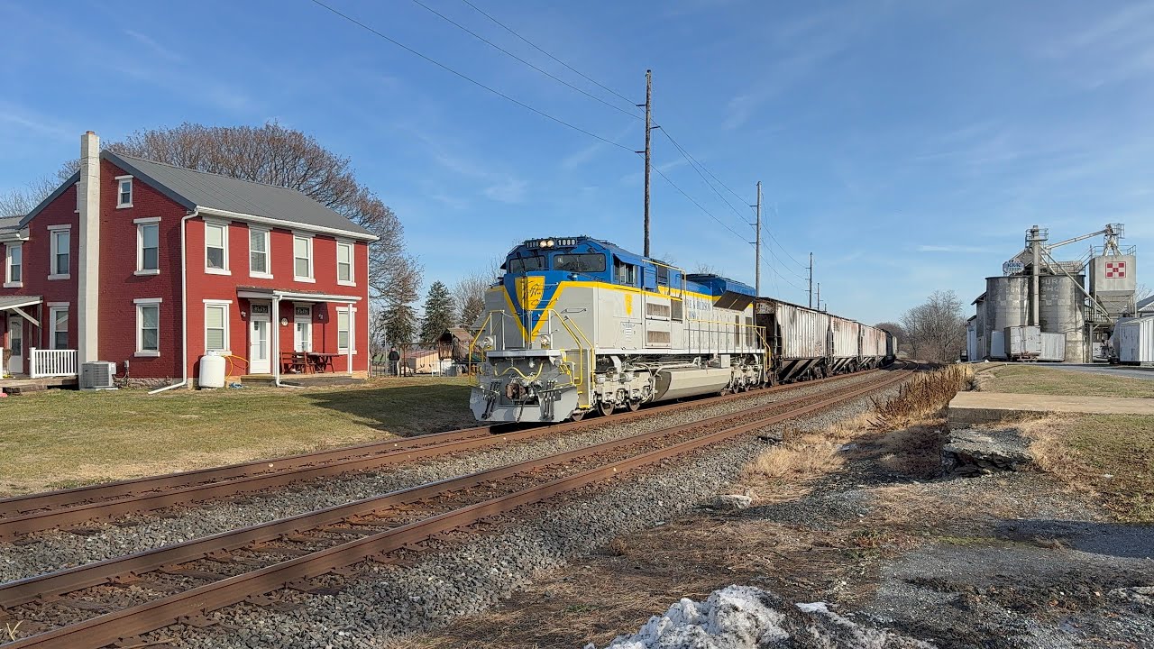 NS Trains At Multiple Locations On The NS Harrisburg Line