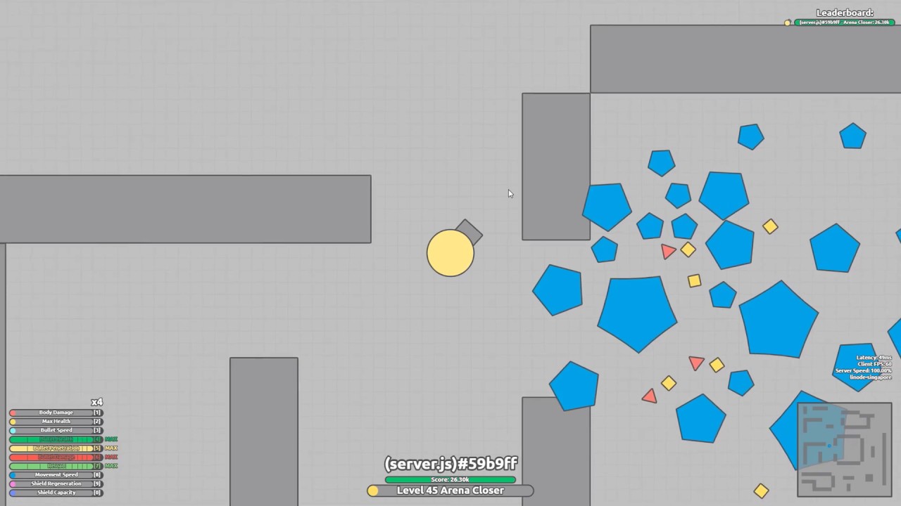 ARRAS.IO NUCLEAR LAUNCHER VS ARENA CLOSER - ARRAS-LIFE VS ARRAS FANTASY