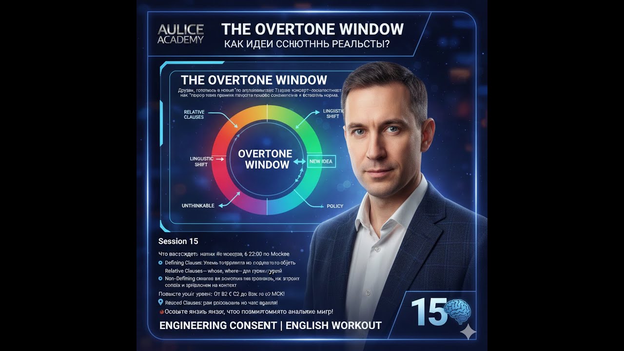 The Overtone Window: Engineering Consent | English Language Workout #15