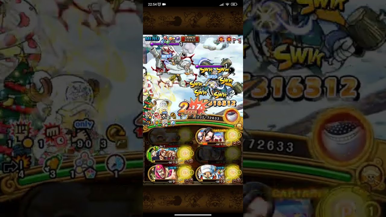 v1 Gear 5th is still undefeated! Grand Voyage Wapol Level 3 OPTC