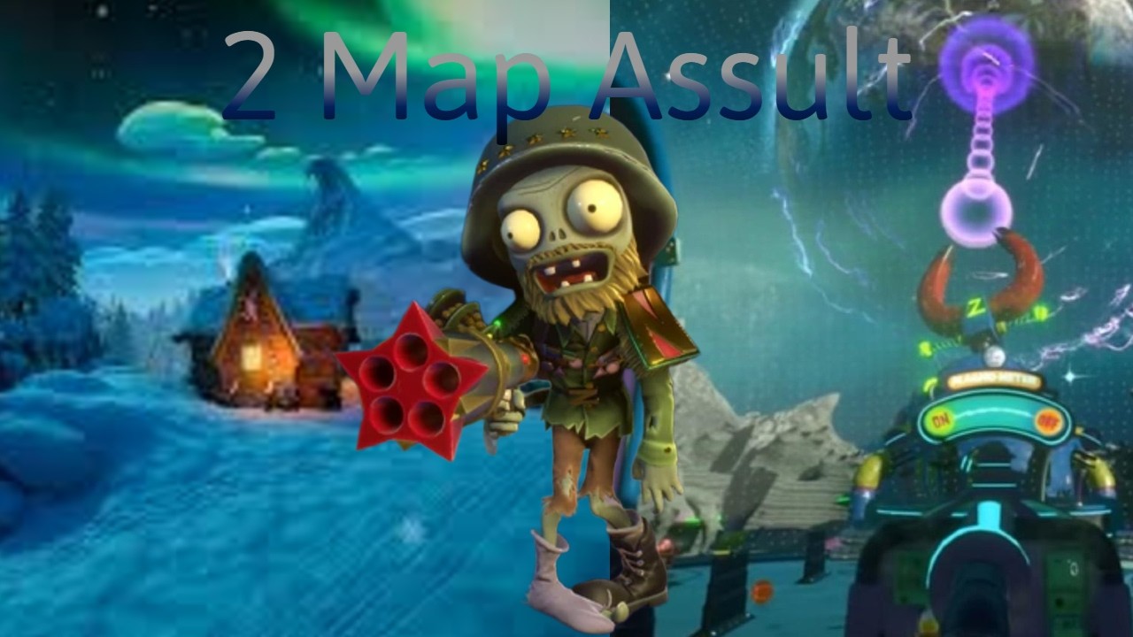 2 Map Assult-Plants vs Zombies Garden Warfare 2