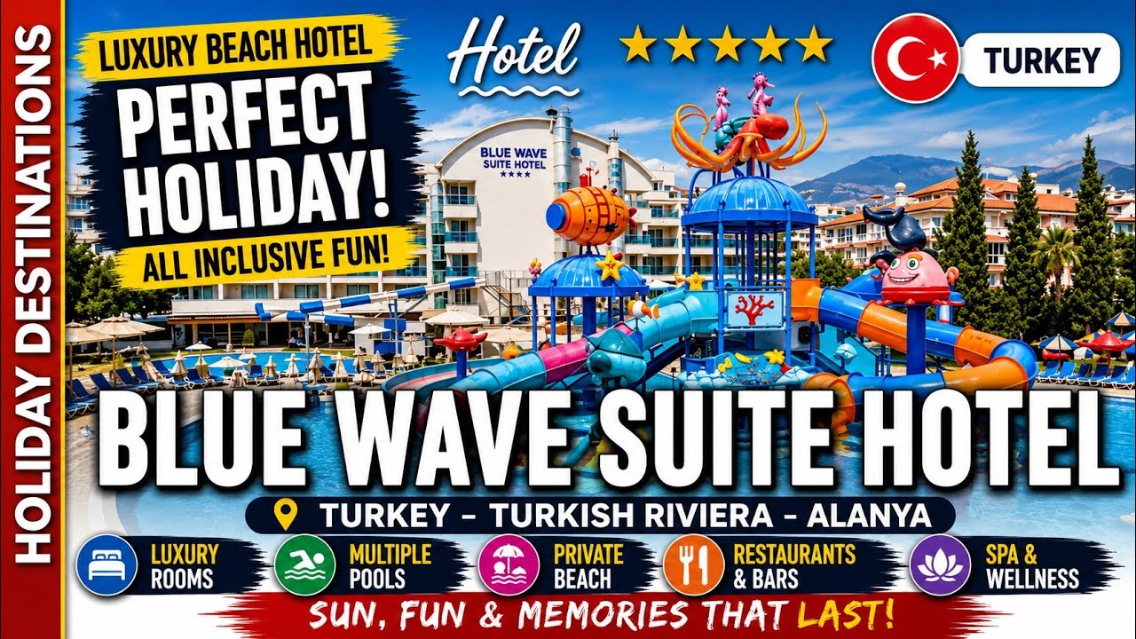 Blue Wave Suite Hotel 🌊 All-Inclusive Resort in Alanya, Turkey 2025