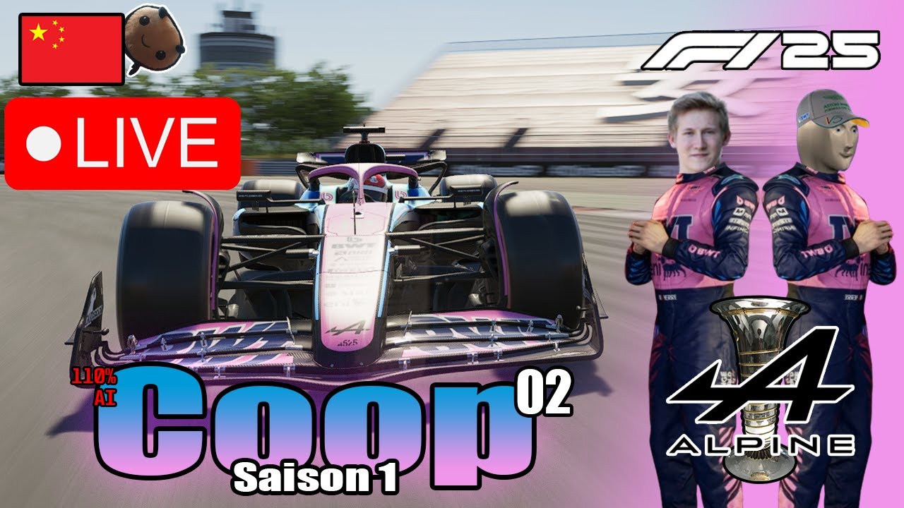 🔴Live F1 25 Coop | Es wird knallen in China! | 110 KI mit @EFF1uan