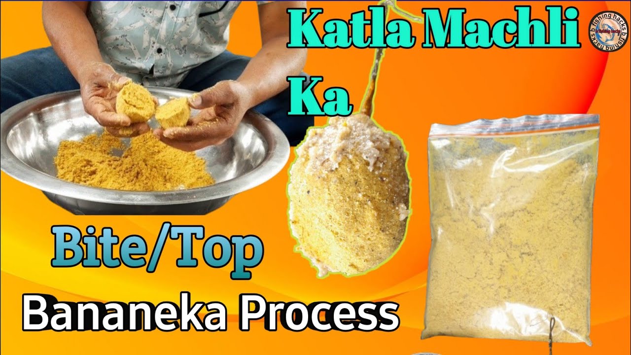Katla Machli Ka Bite/Top Bananeka Ka Process  Very Powerful Katla Bite/Chana Sattu/ makoi Sattu