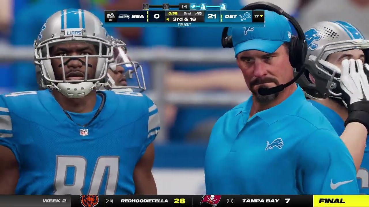 Madden NFL | Detroit Lions | Jared Goff | Seattle Seahawks | Geno Smith