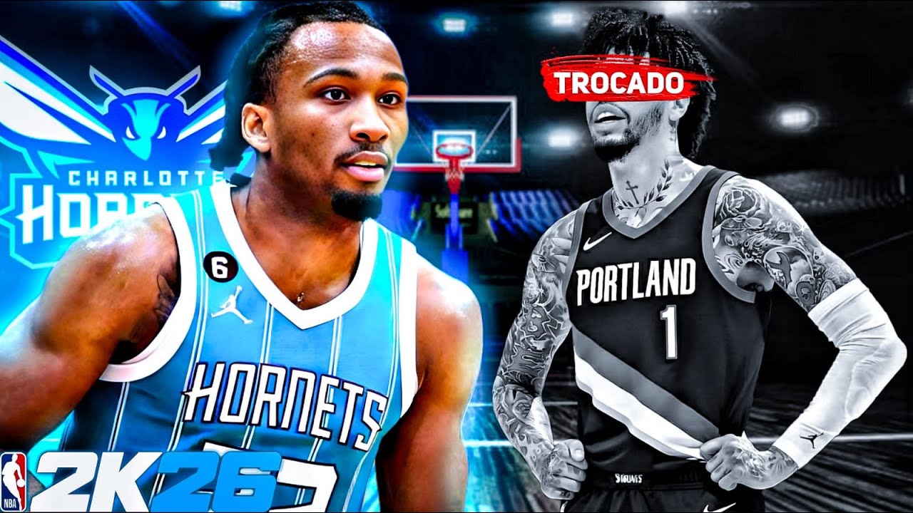 TROQUEI O LAMELO BALL E RECONSTRUÍ O CHARLOTTE HORNETS!