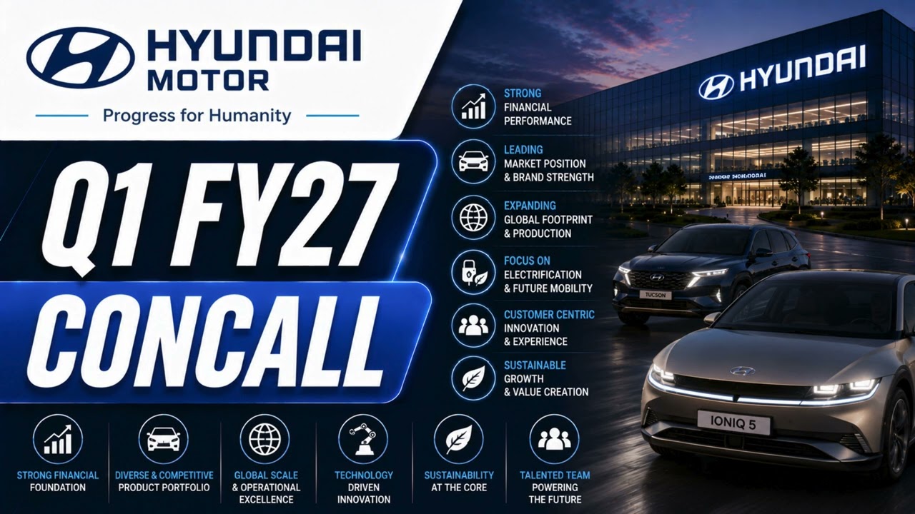 Hyundai Motor India Q1 FY27 Concall: SUV Demand, Exports & Growth Outlook Explained