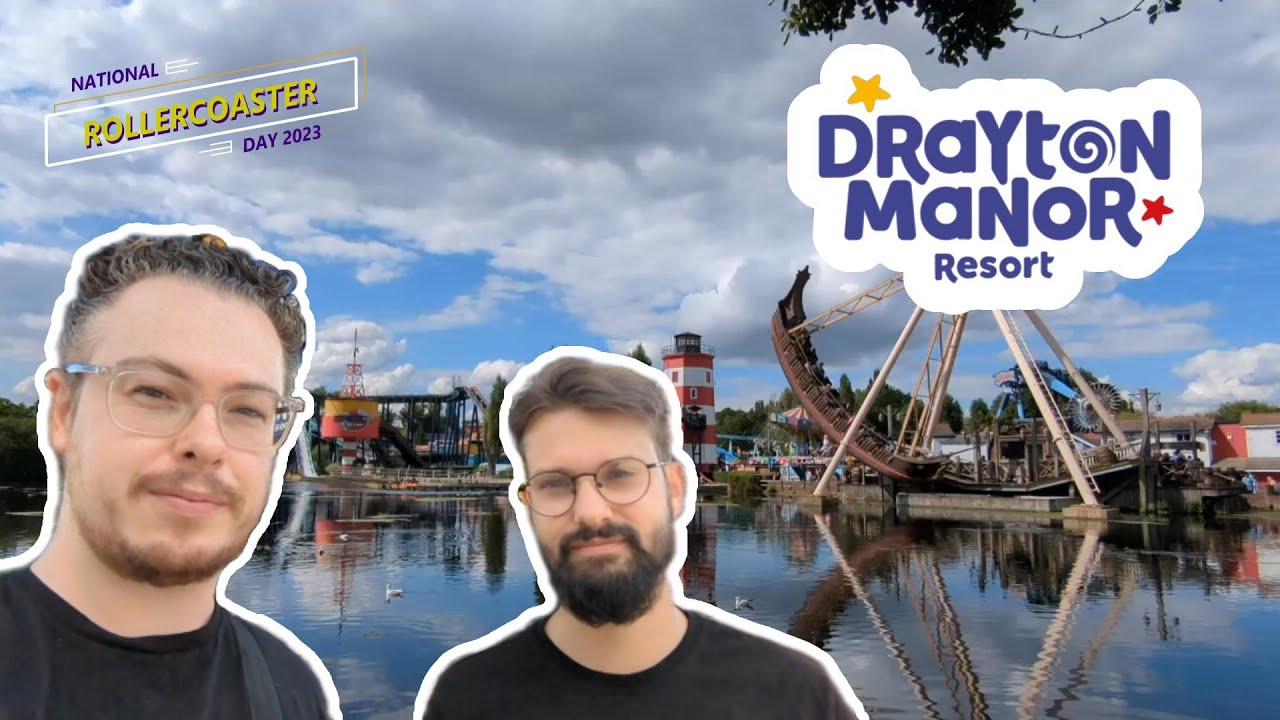 DRAYTON MANOR ON NATIONAL ROLLERCOASTER DAY | FIRST TIME THEME PARK |