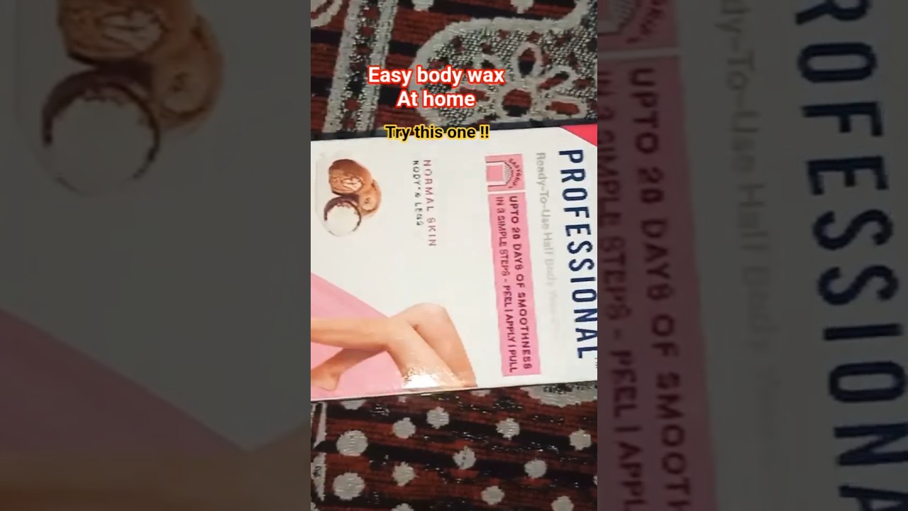 How to use Veet Wax Strips | Ghar Me Wax Strips Kaise use kare #shots #veetwaxstrips