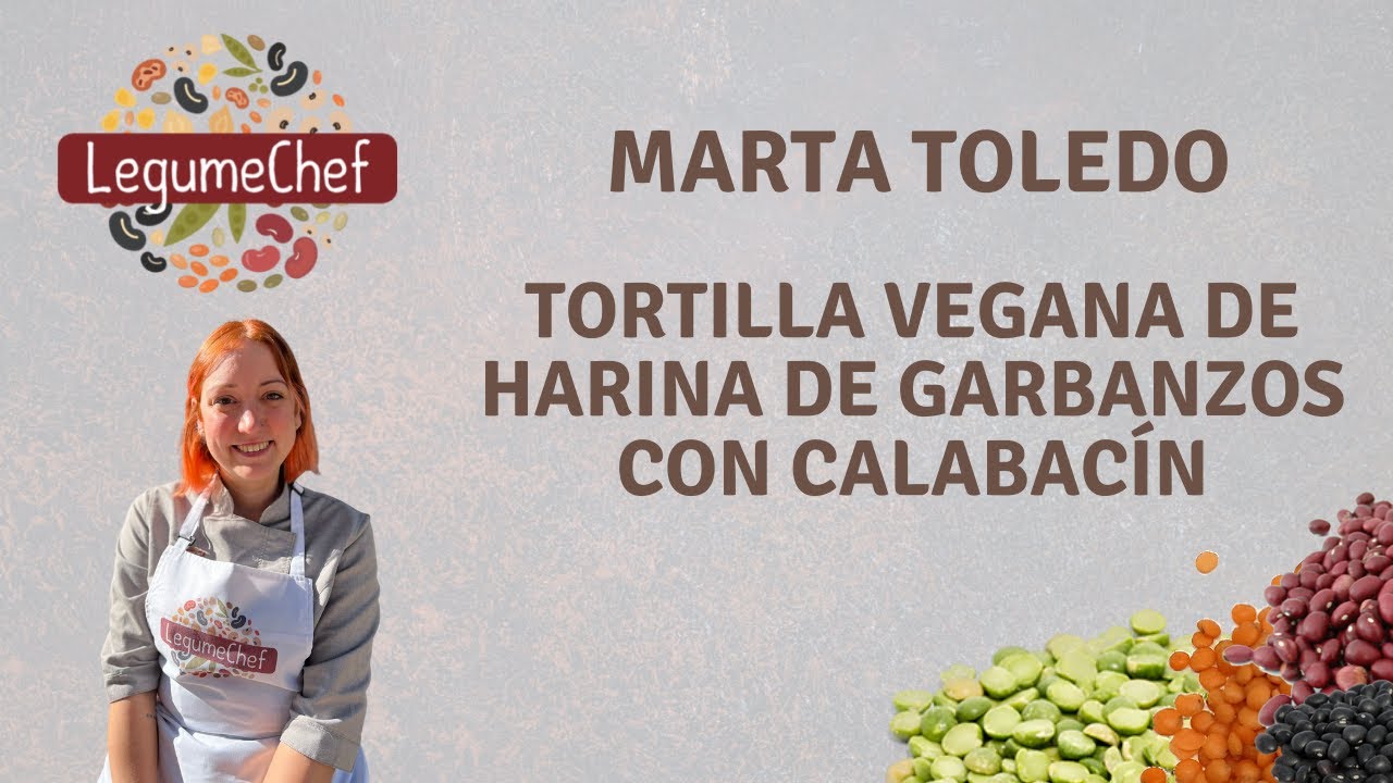 TORTILLA VEGANA DE HARINA DE GARBANZOS CON CALABACÍN