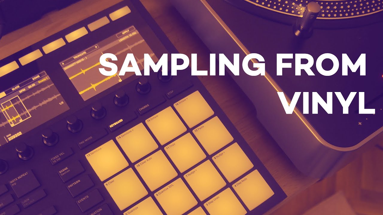 Maschine MK3 Sampling From Vinyl (Acoustic Guitar Sample)