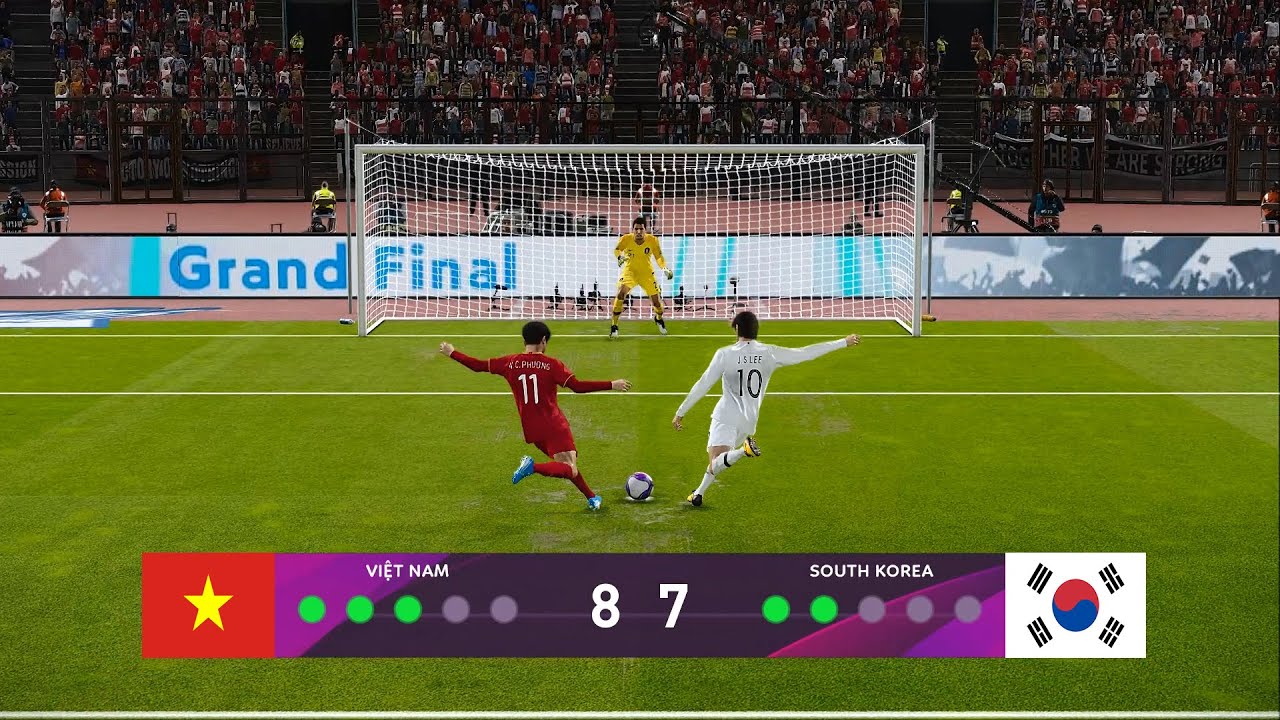VIETNAM vs KOREA - PENALTY SHOOTOUT - PES 2020
