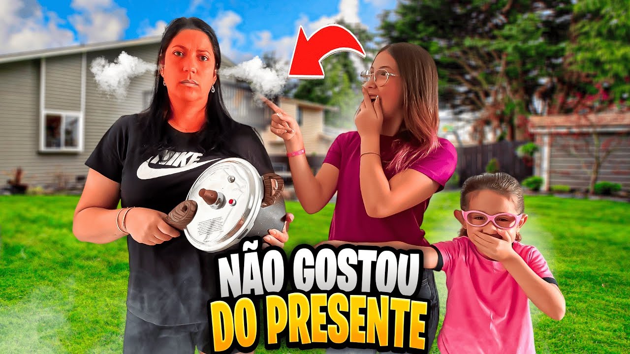 ERA PRA SER UM PRESENTE, MAS ELA FICOU BRAVA.