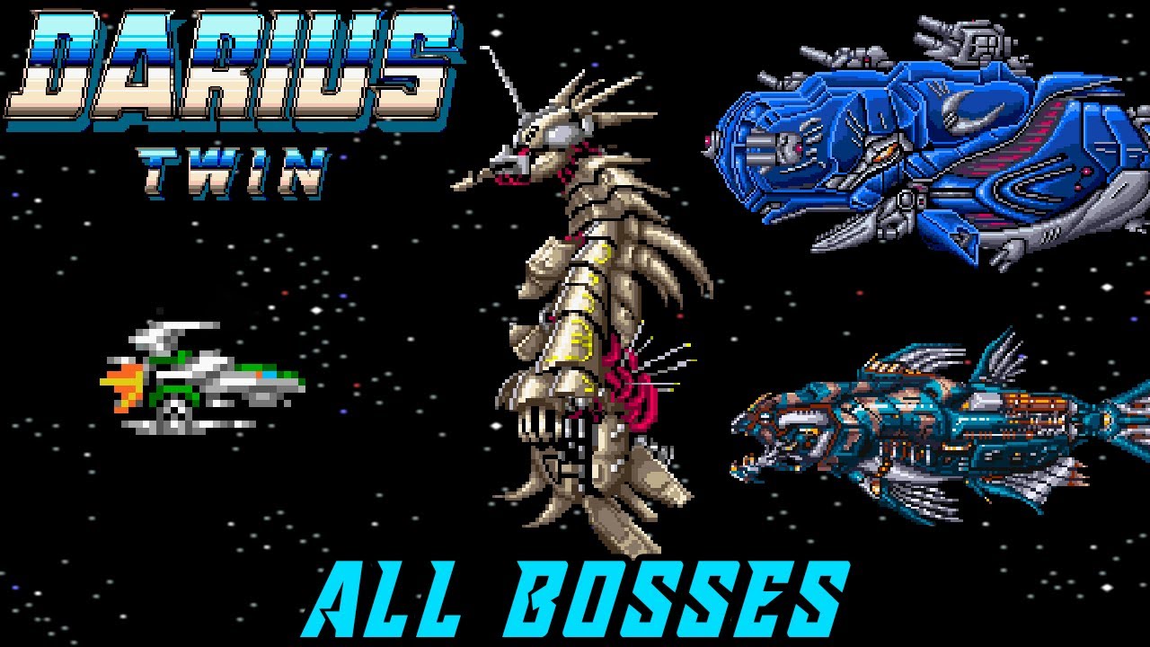 Darius Twin (SNES) - All Bosses [No Damage]