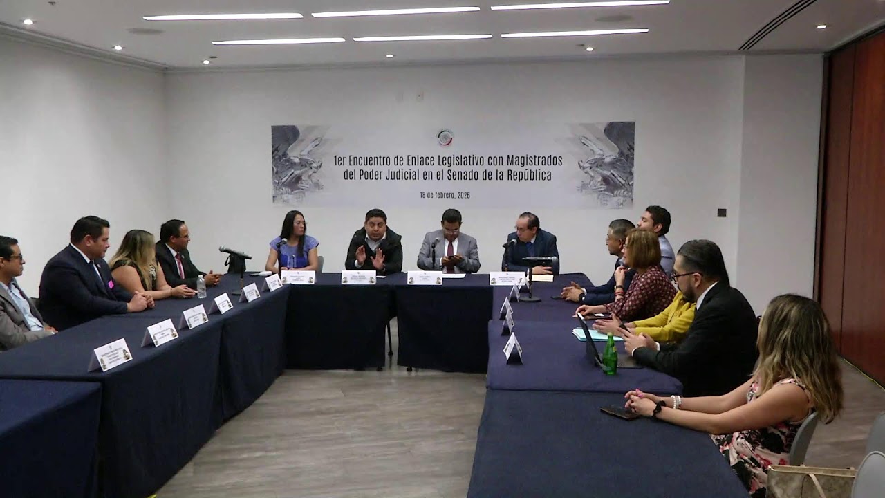1er Encuentro de Enlace Legislativo con Magistrados del Poder Judicial en el Senado de la República